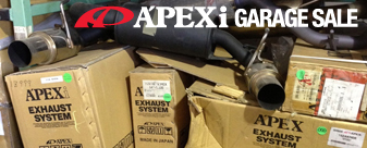 Apexi Garage Sale
